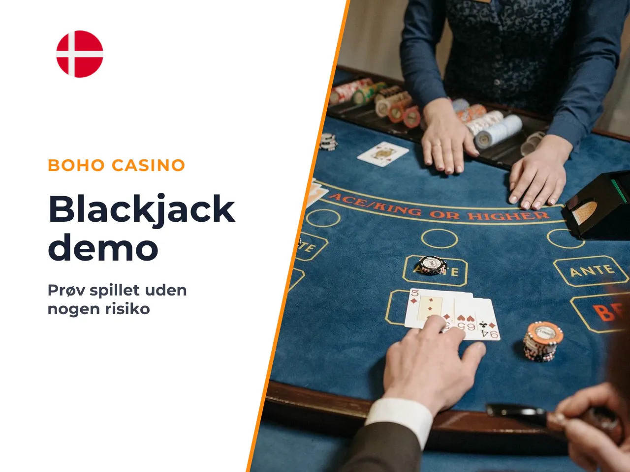 Demo-version af Boho Casino Blackjack. Demo-versionen