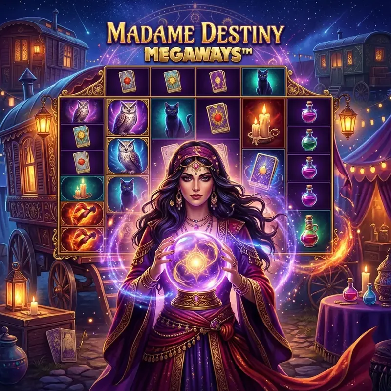 Madame Destiny Megaways slot demo, free