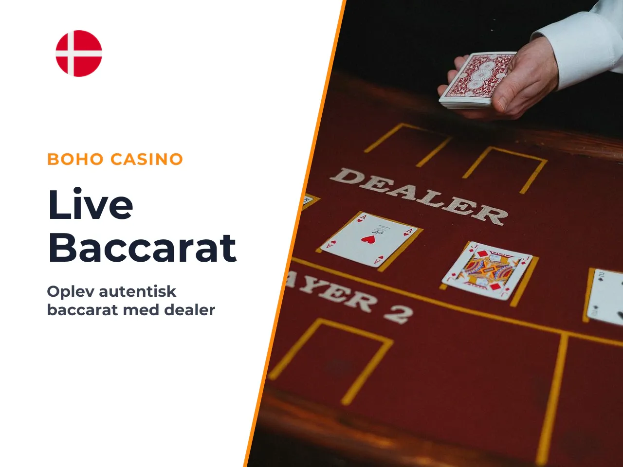 Sådan fungerer baccarat med live dealer