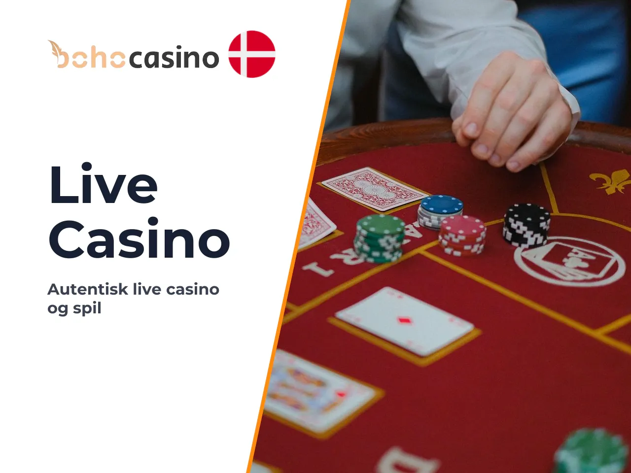 Live casino, bordspil og crash games