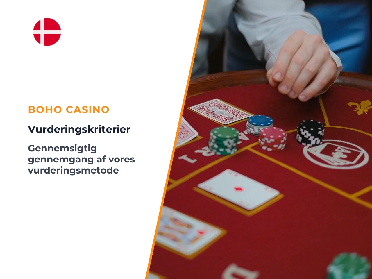 Sådan har vi vurderet blackjack hos