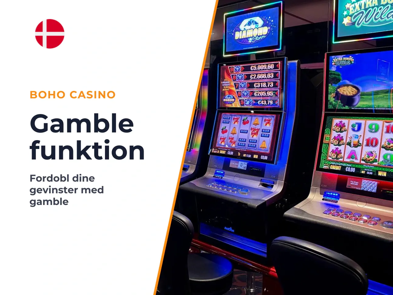 Gamble-funktion kvit eller dobbelt med dine