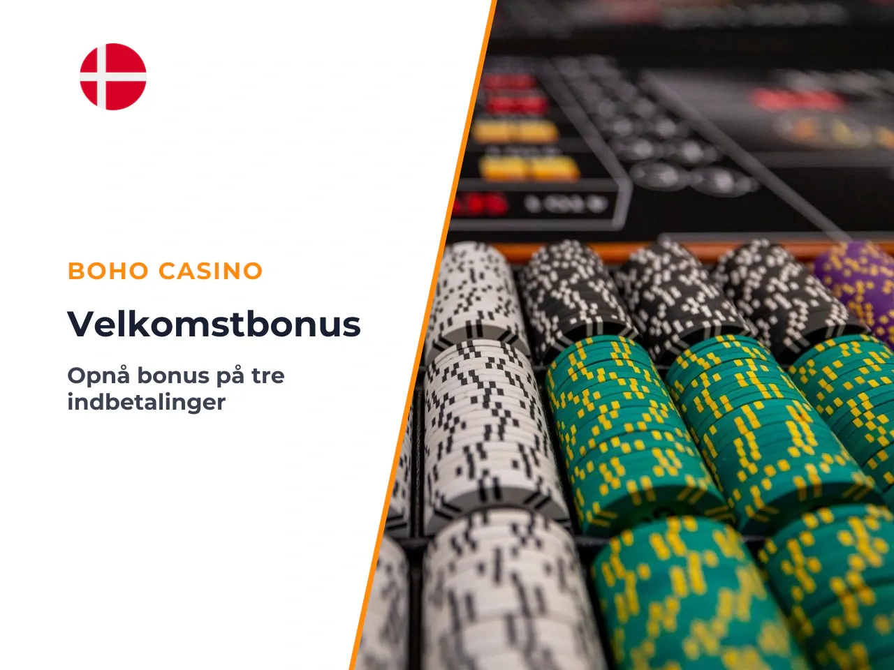 Kompletdækning af velkomstpakken 1., 2. og