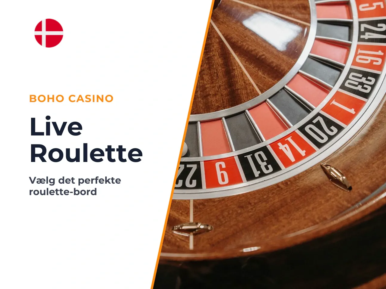 Sådan vælger du et live roulette-bord