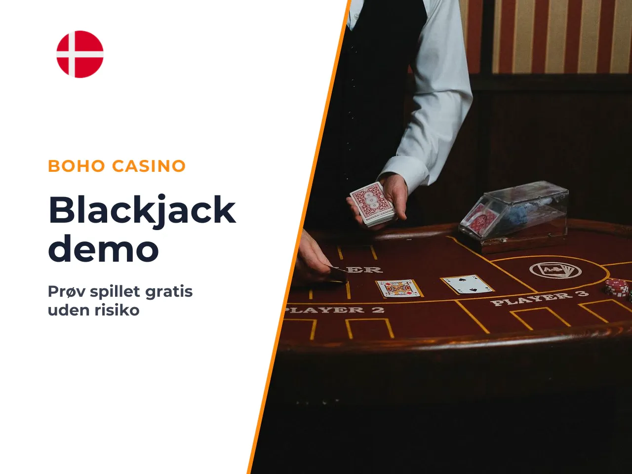 Demo-version af Boho Casino Blackjack. Demo-versionen