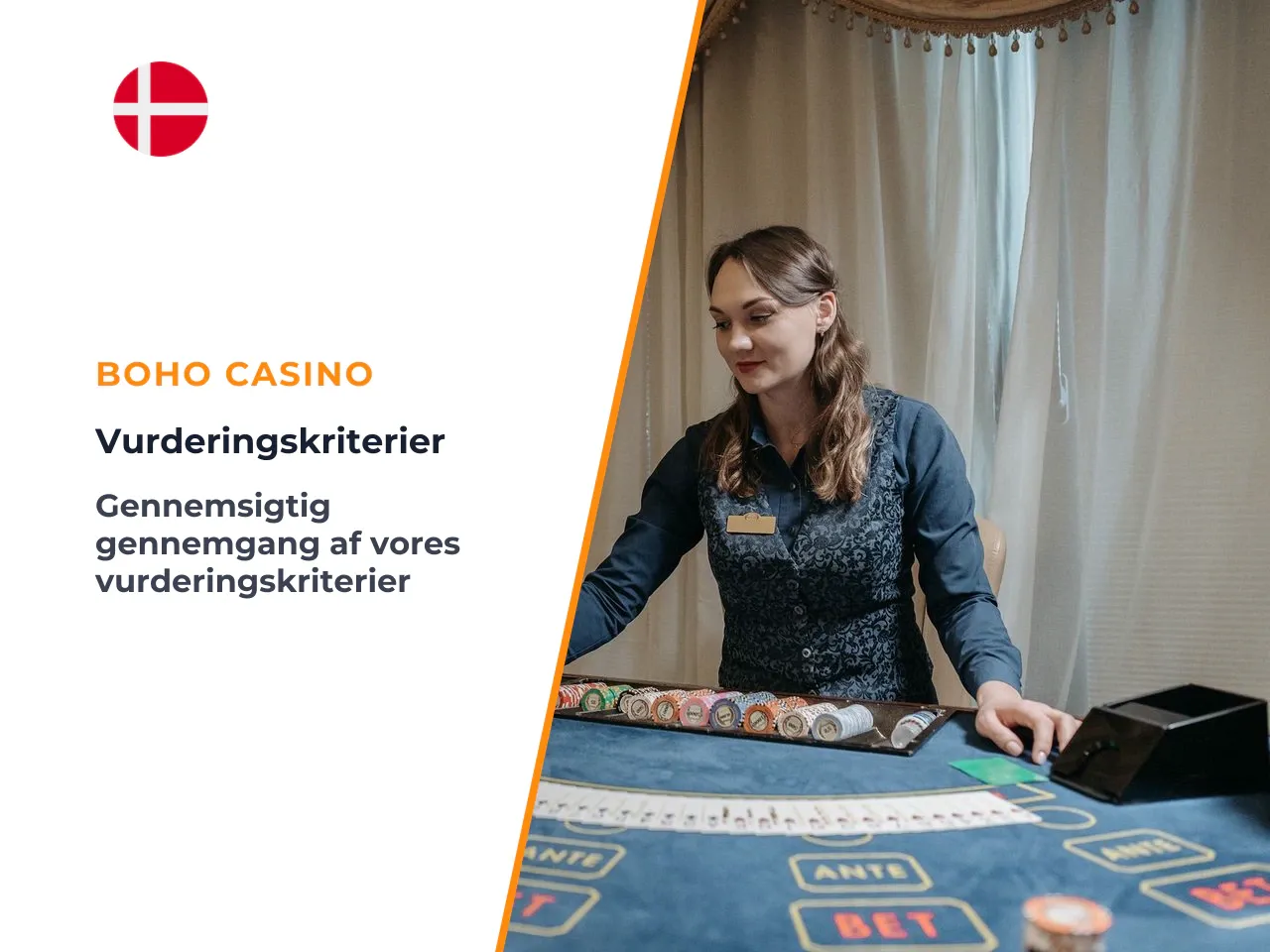 Sådan har vi vurderet blackjack hos