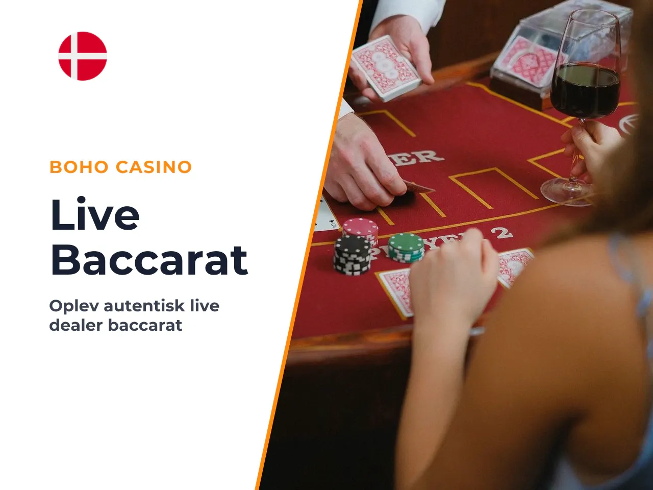 Sådan fungerer baccarat med live dealer